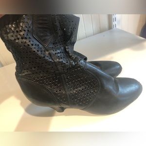 Miz Mooz black ankle boots
